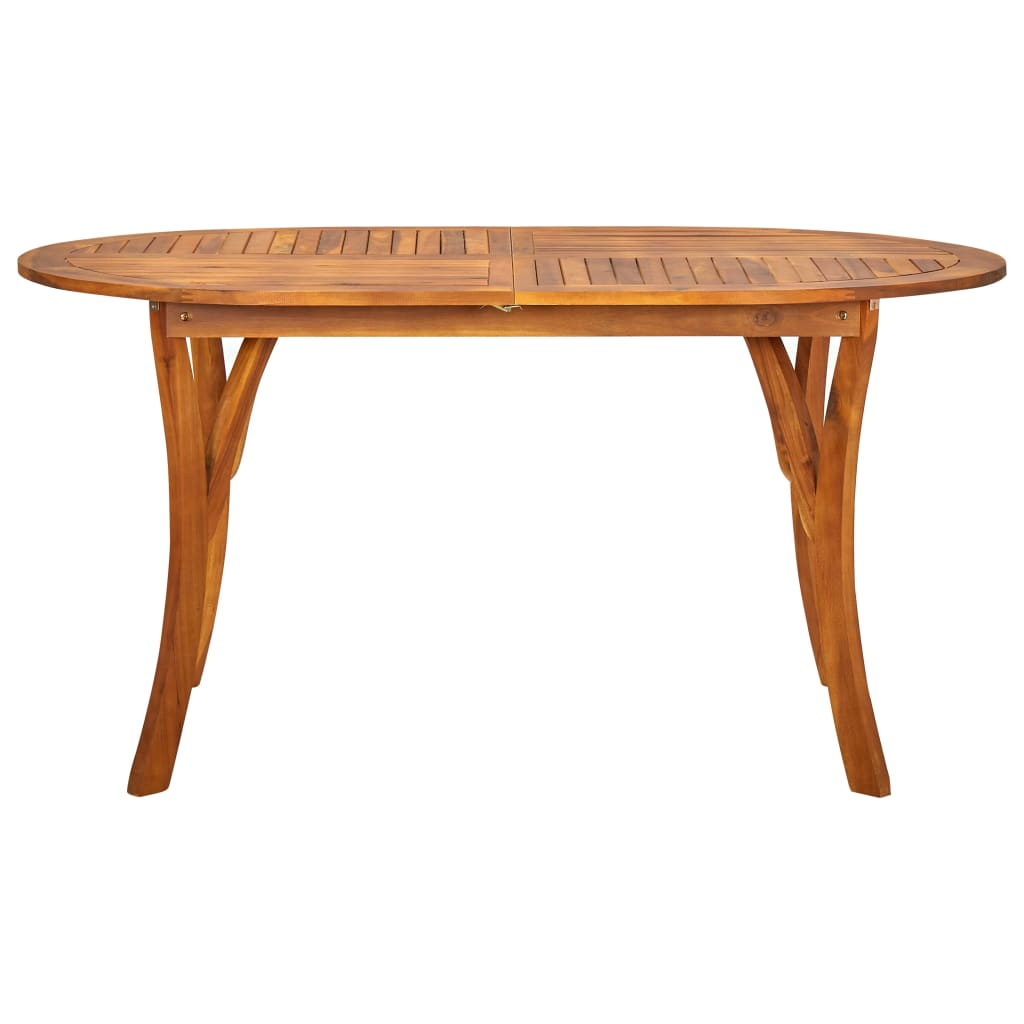 Garden Table 150x90x75 cm Solid Acacia Wood - Newstart Furniture