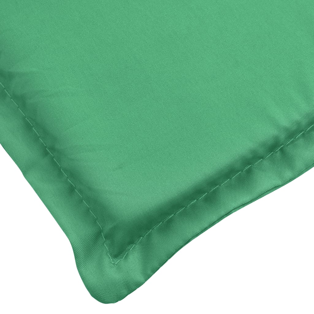 Sun Lounger Cushion Green 200x60x3cm Oxford Fabric