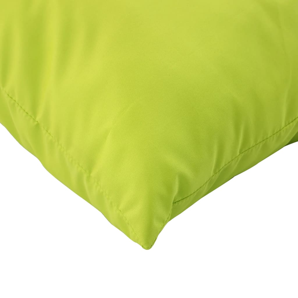 Pallet Cushions 2 pcs Bright Green Oxford Fabric
