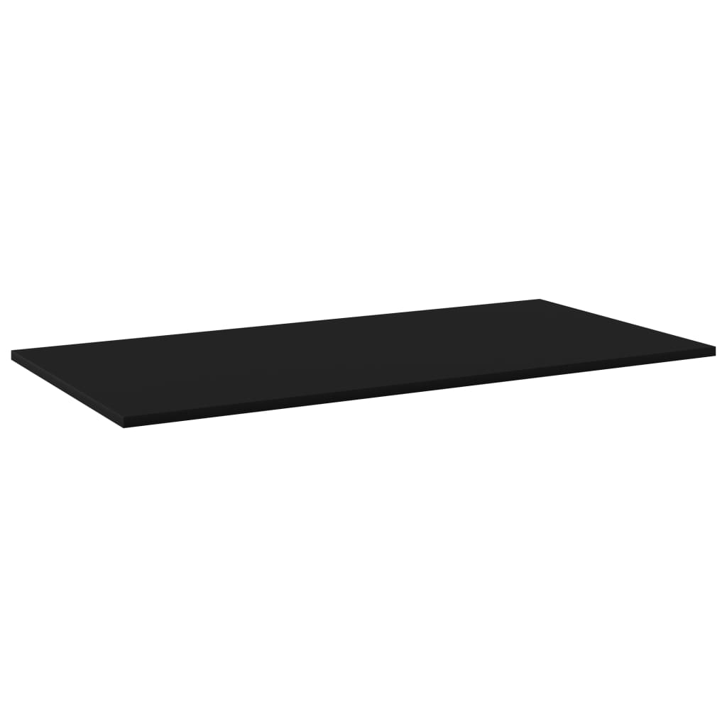 Bookshelf Boards 8 pcs Black 80x30x1.5 cm Engineered Wood - Newstart Furniture