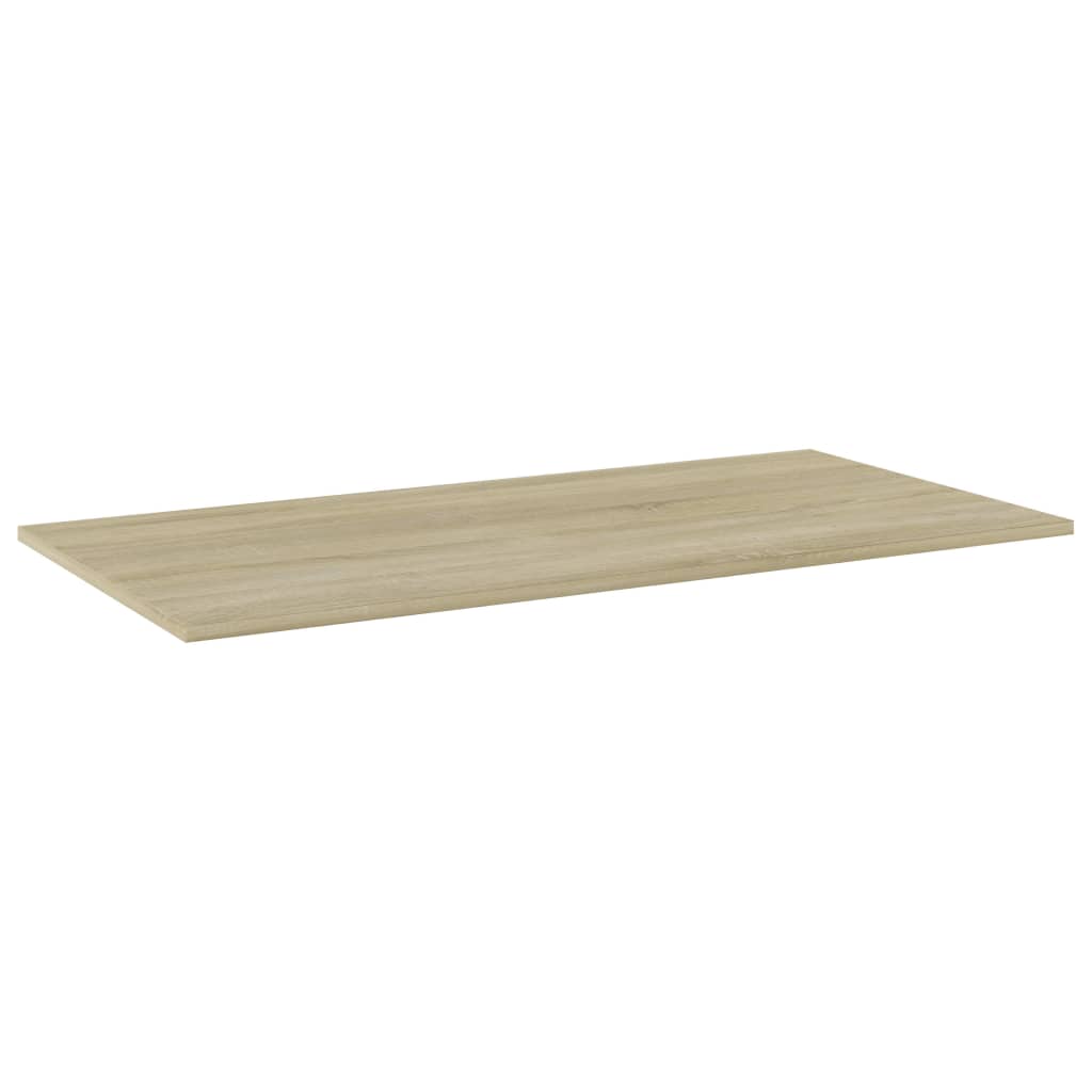 Bookshelf Boards 4 pcs Sonoma Oak 80x30x1.5 cm Engineered Wood - Newstart Furniture