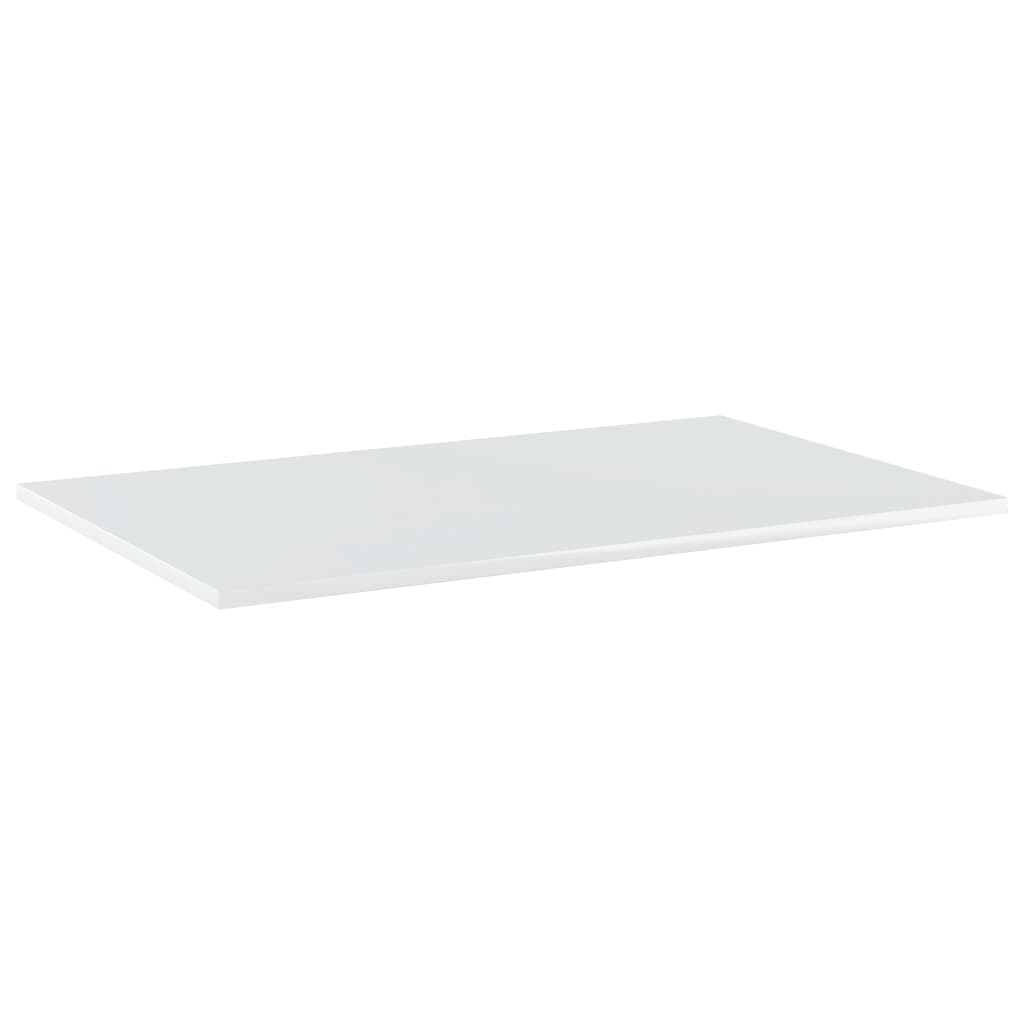 Bookshelf Boards 4 pcs High Gloss White 80x50x1.5 cm Engineered Wood - Newstart Furniture