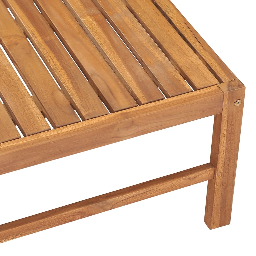 Garden Table 63x63x30 cm Solid Teak Wood - Newstart Furniture