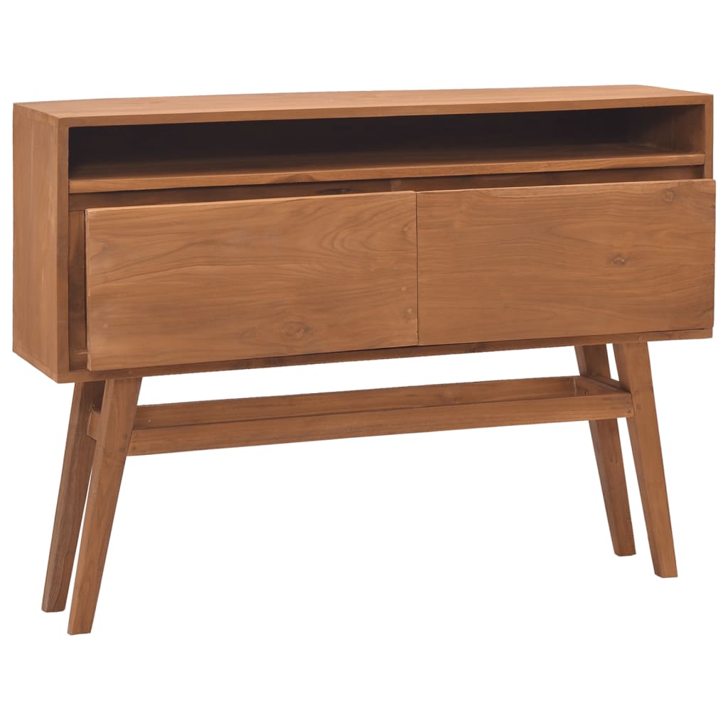 Console Table 110x30x79 cm Solid Teak Wood - Newstart Furniture