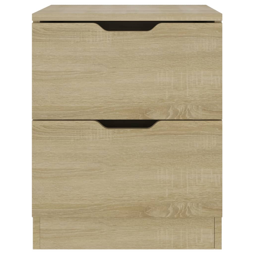 Bedside Cabinet Sonoma Oak 40x40x50 cm Engineered Wood - Newstart Furniture