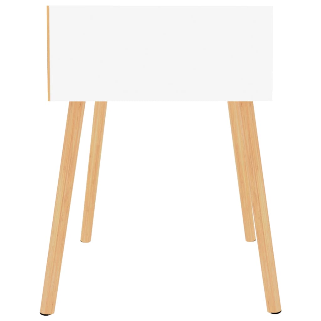 Bedside Cabinet White 40x40x56 cm Engineered Wood - Newstart Furniture