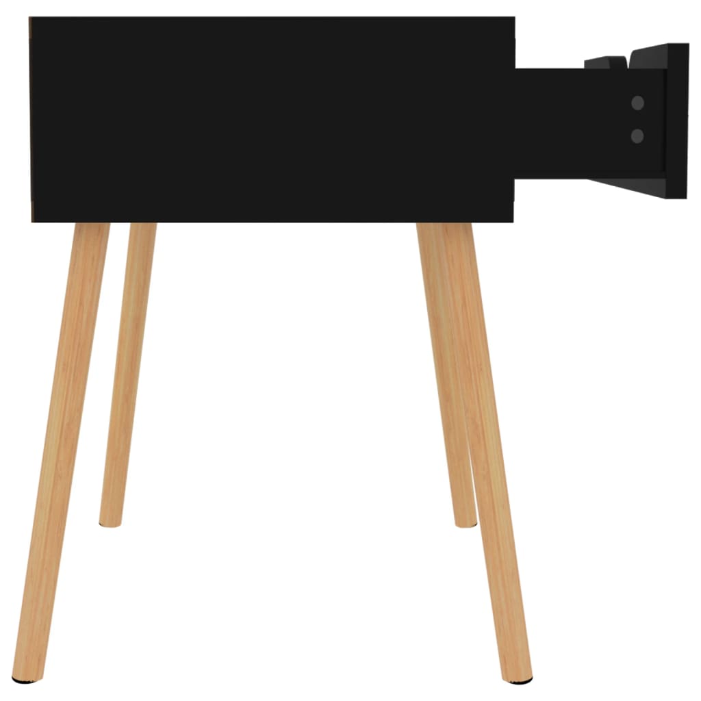 Bedside Cabinets 2 pcs Black 40x40x56 cm Engineered Wood - Newstart Furniture