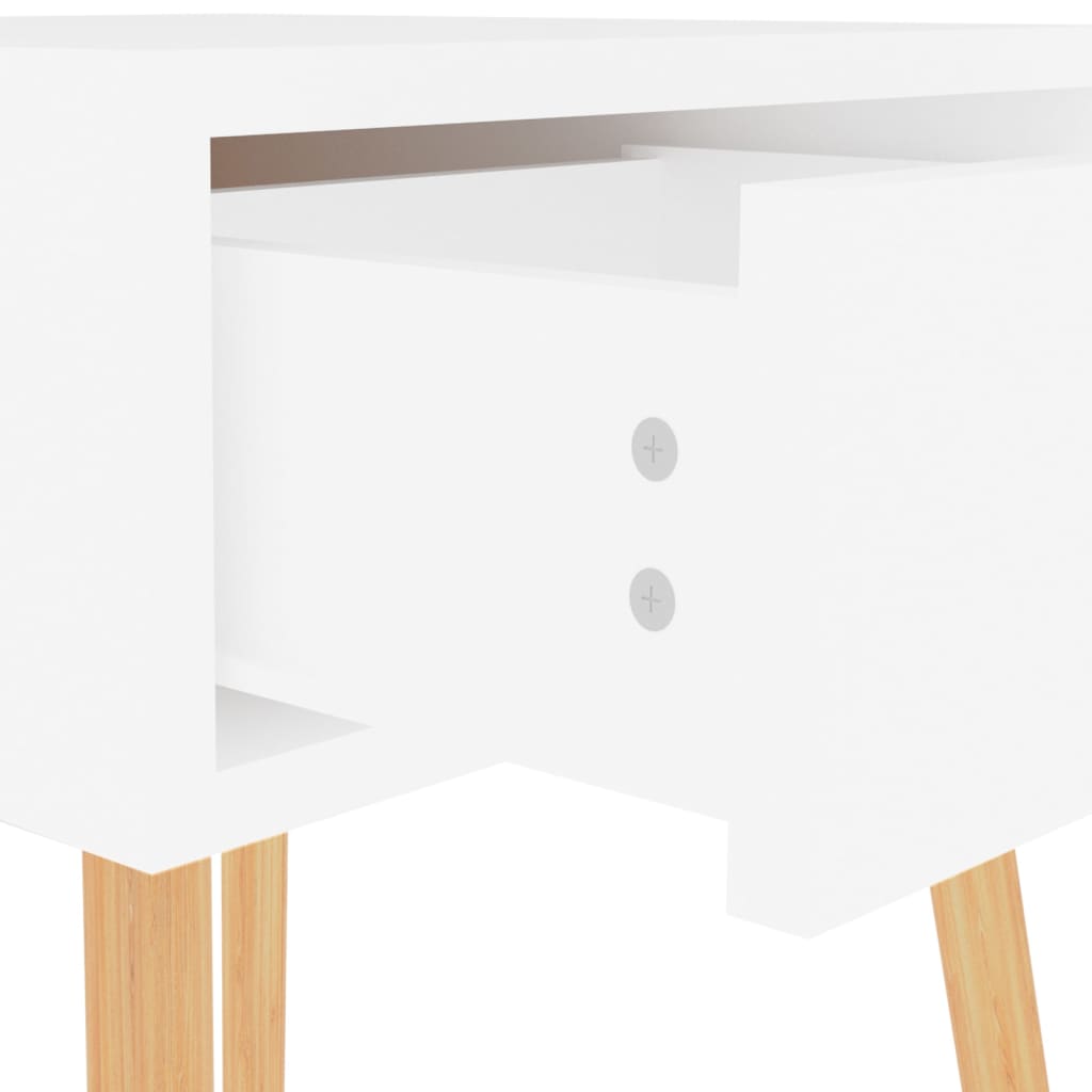 Bedside Cabinets 2 pcs High Gloss White 40x40x56 cm Engineered Wood - Newstart Furniture