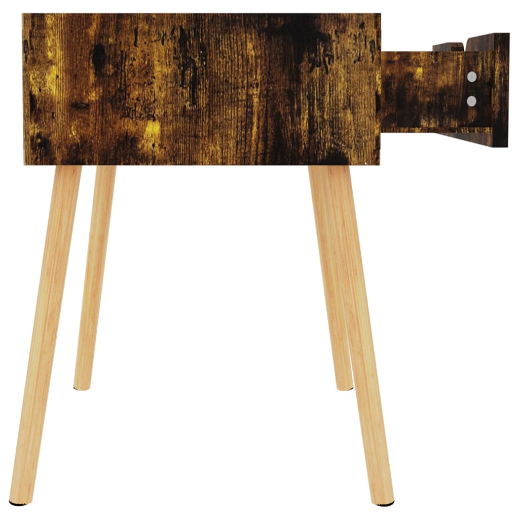 Bedside Cabinet Smoked Oak 40x40x56 cm Engineered Wood - Newstart Furniture