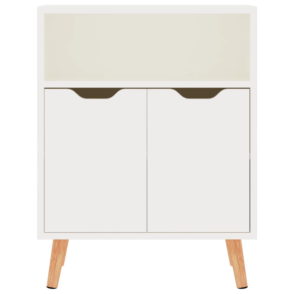 Sideboard High Gloss White 60x30x72 cm Engineered Wood - Newstart Furniture
