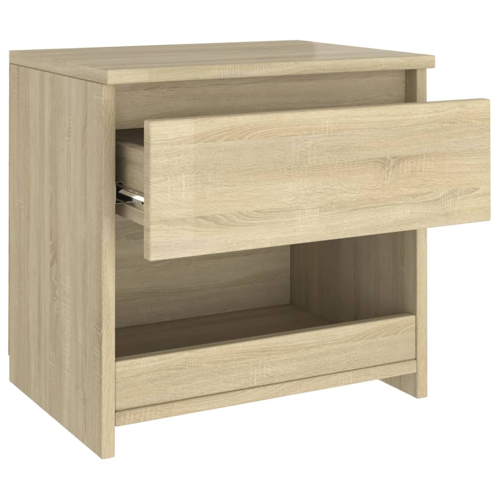 Bedside Cabinet Sonoma Oak 40x30x39 cm Engineered Wood - Newstart Furniture