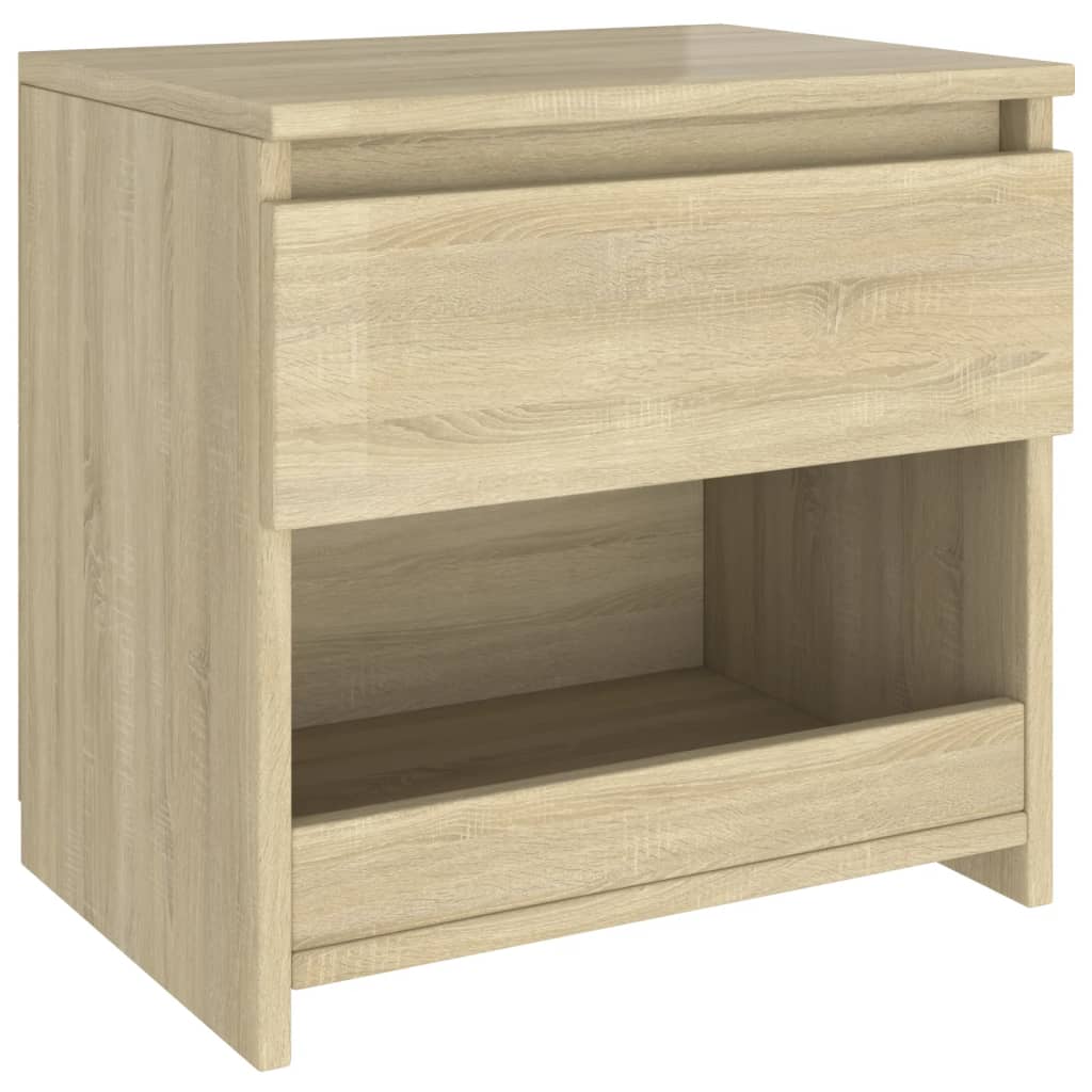Bedside Cabinets 2 pcs Sonoma Oak 40x30x39 cm Engineered Wood - Newstart Furniture
