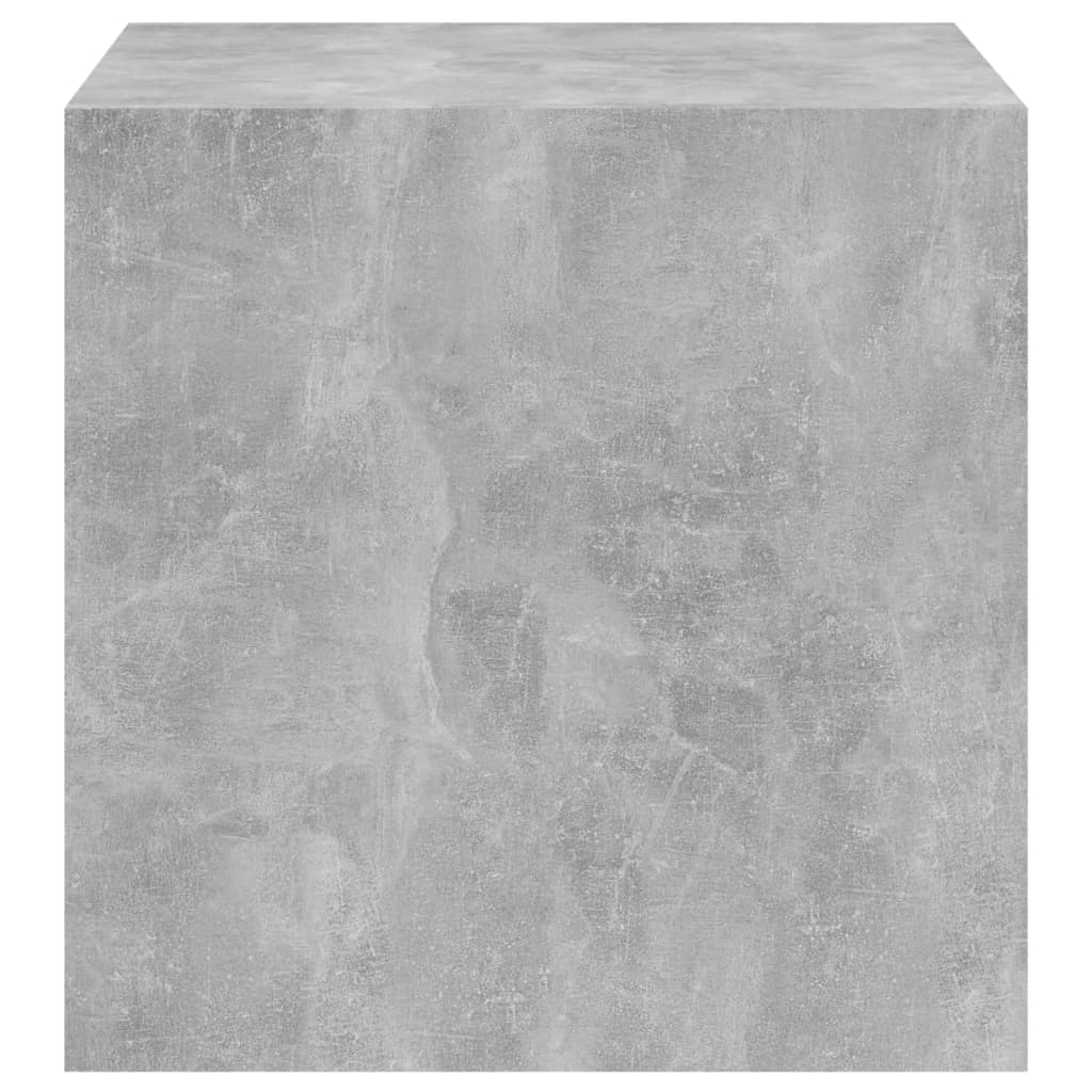 Wall Cabinets 2 pcs Concrete Grey 37x37x37 cm Engineered Wood - Newstart Furniture