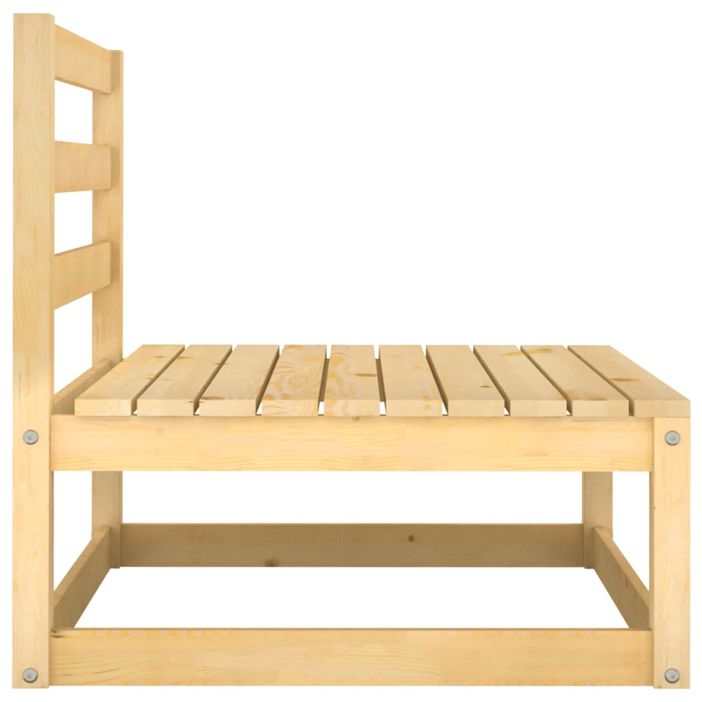 Garden Middle Sofa Solid Pinewood - Newstart Furniture