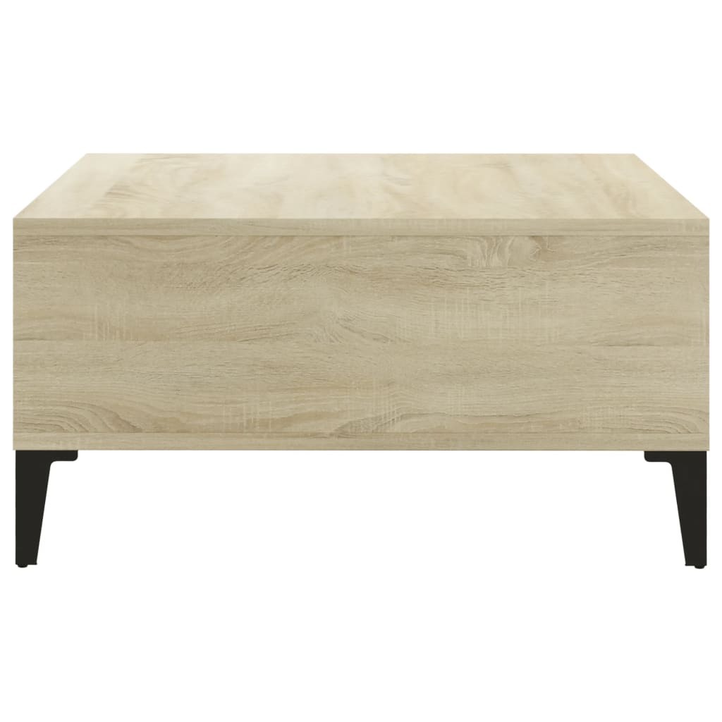Coffee Table Sonoma Oak 60x60x30 cm Engineered Wood - Newstart Furniture