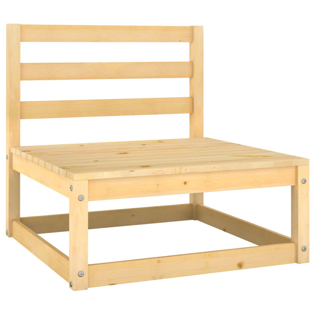 Garden 3-Seater Sofa Solid Wood Pine - Newstart Furniture