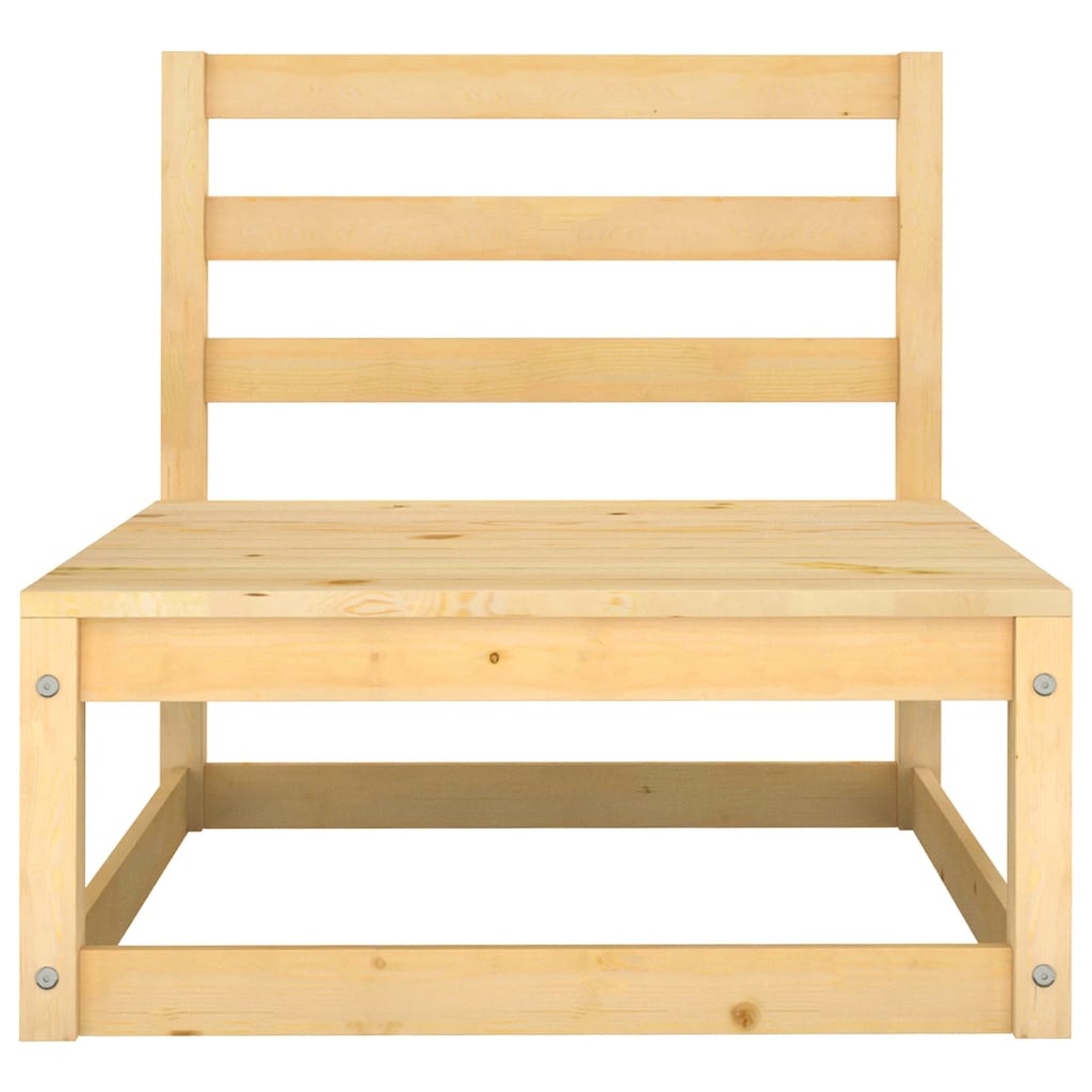 8 Piece Garden Lounge Set Solid Pinewood - Newstart Furniture