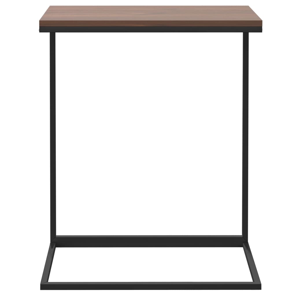 Side Table Black 55x35x66 cm Engineered Wood