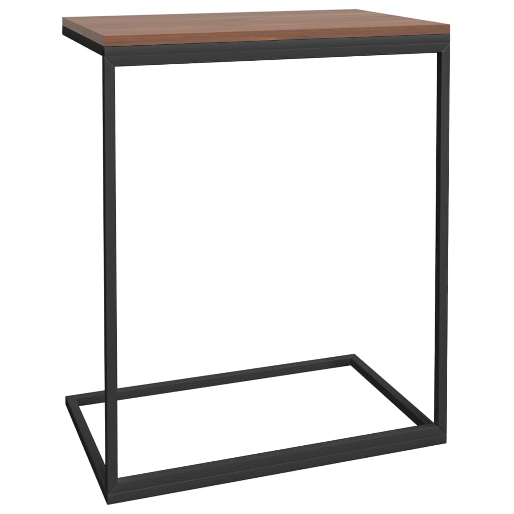 Side Table Black 55x35x66 cm Engineered Wood