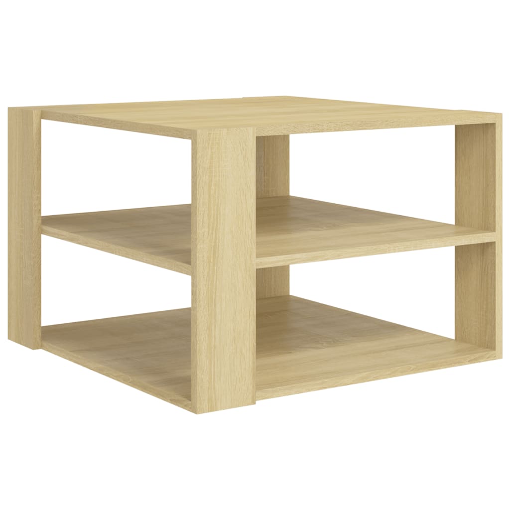 Coffee Table Sonoma Oak 60x60x40 cm Engineered Wood - Newstart Furniture