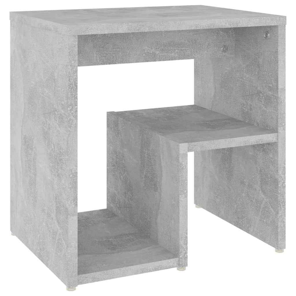 Bed Cabinets 2 pcs Concrete Grey 40x30x40 cm Engineered Wood - Newstart Furniture