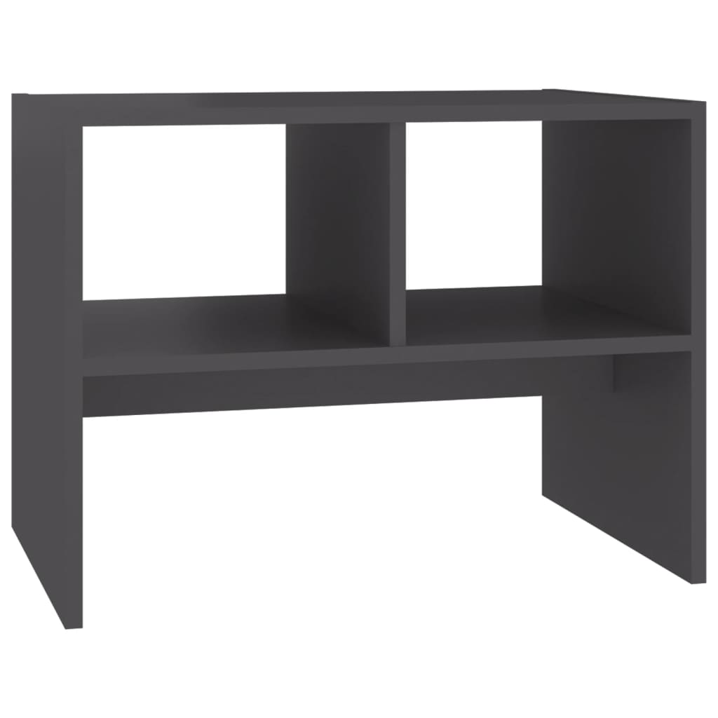 Side Table Grey 60x40x45 cm Engineered Wood - Newstart Furniture