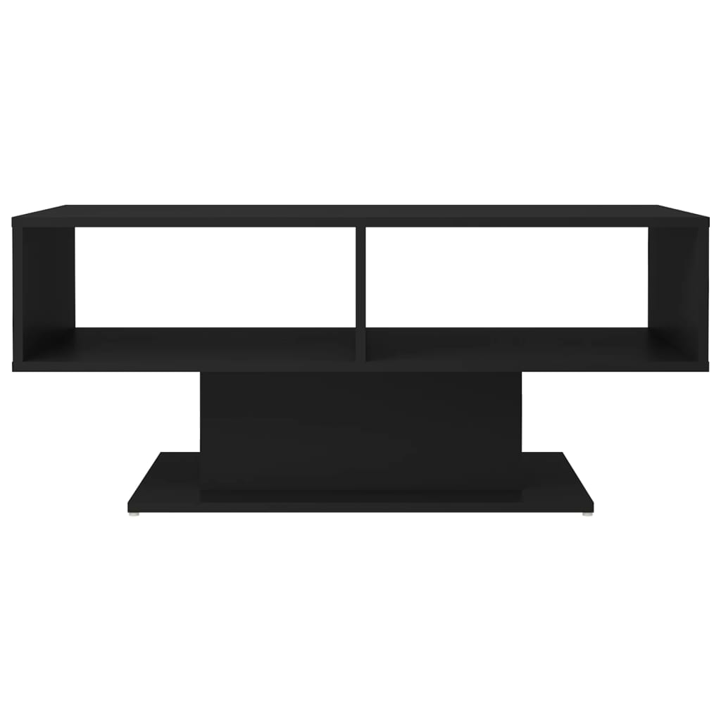 Coffee Table Black 103.5x50x44.5 cm Engineered Wood - Newstart Furniture