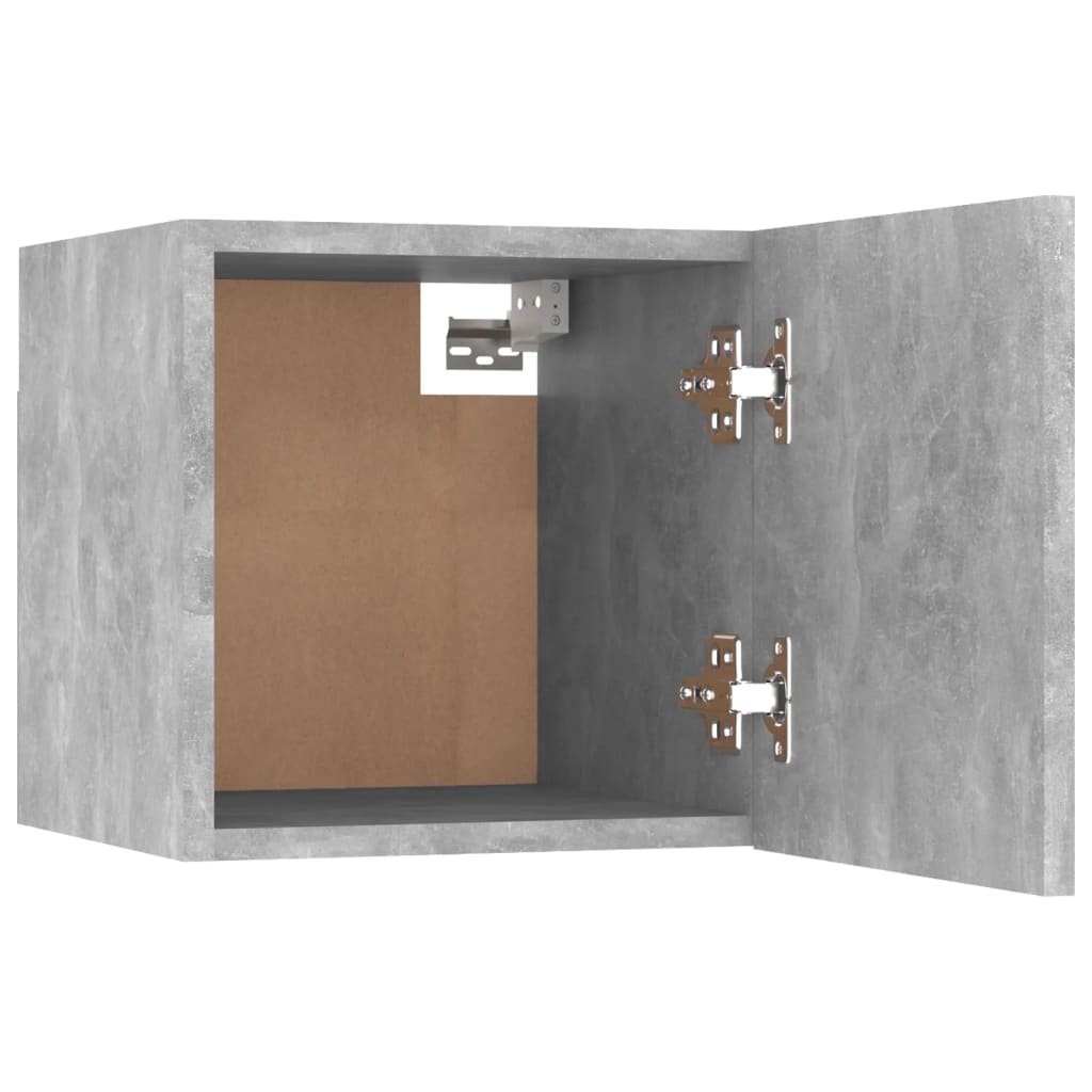 Bedside Cabinet Concrete Grey 30.5x30x30 cm Engineered Wood - Newstart Furniture