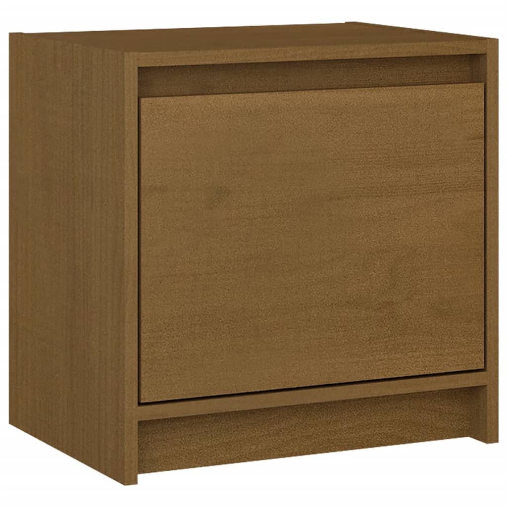 Bedside Cabinets 2 pcs Honey Brown 40x30.5x40 cm Solid Pinewood - Newstart Furniture