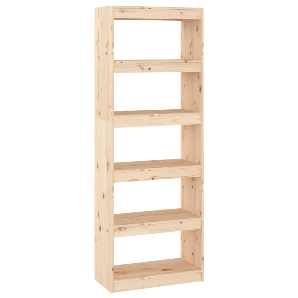 Book Cabinet/Room Divider 60x30x167.5 cm Solid Wood Pine - Newstart Furniture