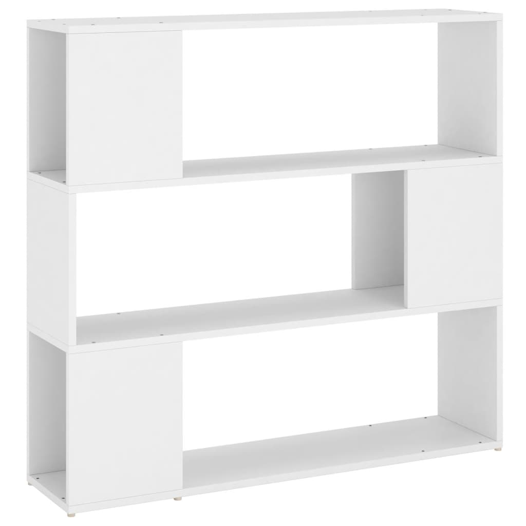 Book Cabinet Room Divider White 100x24x94 cm - Newstart Furniture