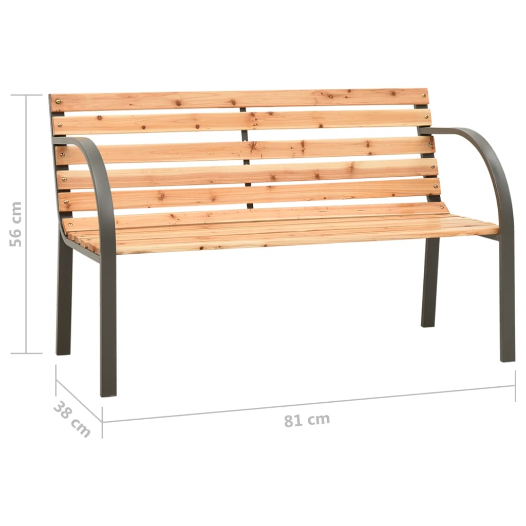 Children Garden Bench 81 cm Solid Wood Chinese Fir - Newstart Furniture