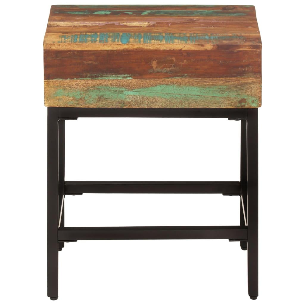 Side Table 40x30x51 cm Solid Wood Reclaimed - Newstart Furniture