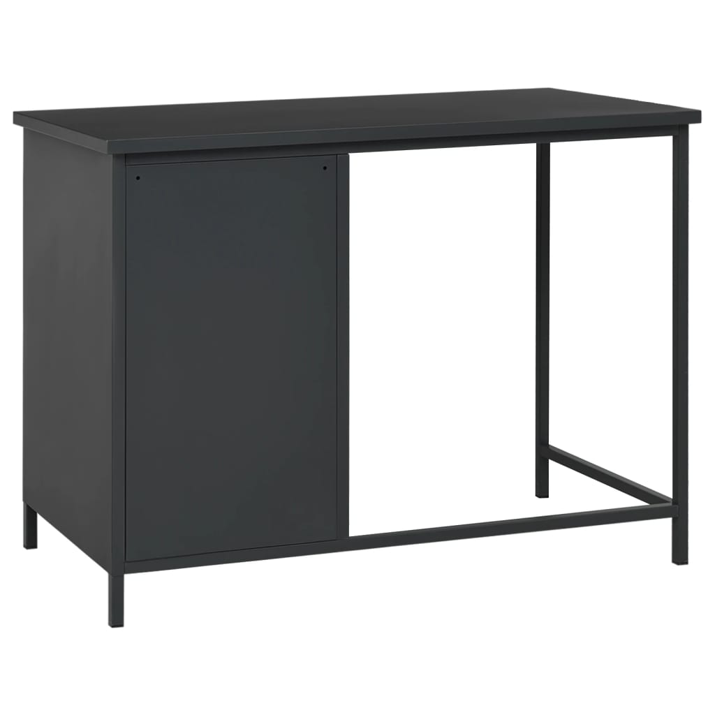 Industrial Desk with Drawers Anthracite 105x52x75 cm Steel - Newstart Furniture