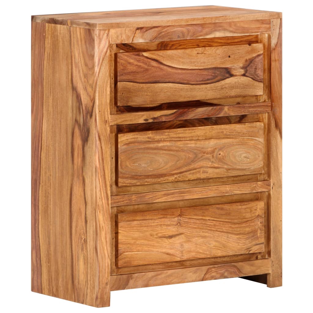 Drawer Cabinet 60x33x75 cm Solid Wood Acacia - Newstart Furniture
