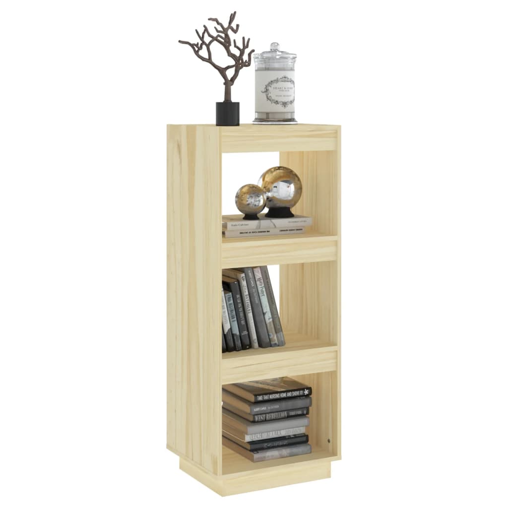 Book Cabinet/Room Divider 40x35x103 cm Solid Pinewood - Newstart Furniture