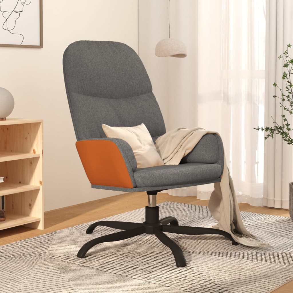 Relaxing Chair Light Grey Fabric - Newstart Furniture