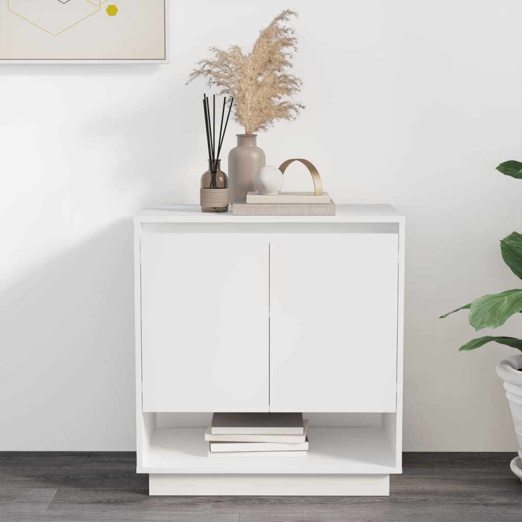 Sideboard White 70x41x75 cm Engineered Wood - Newstart Furniture