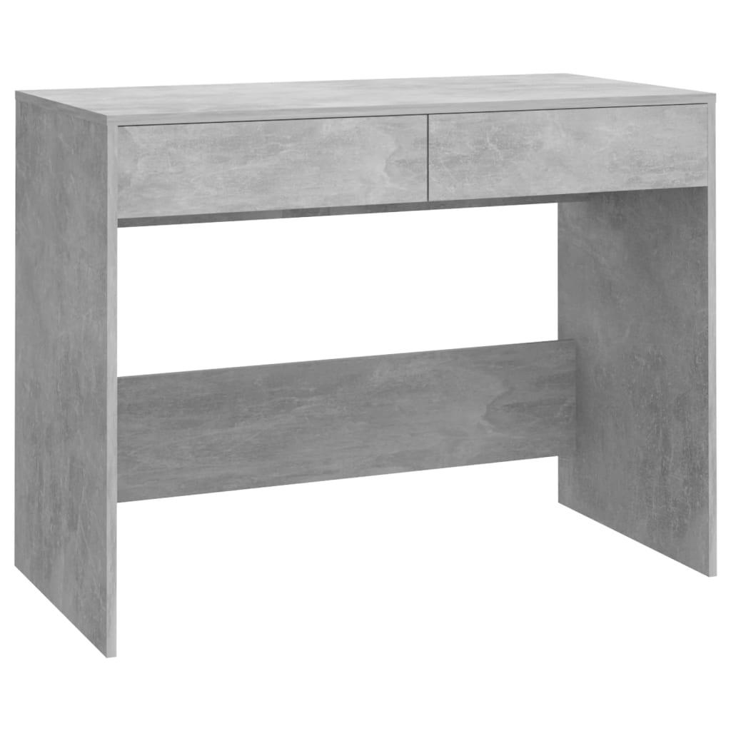 Desk Concrete Grey 101x50x76.5 cm Engineered Wood - Newstart Furniture