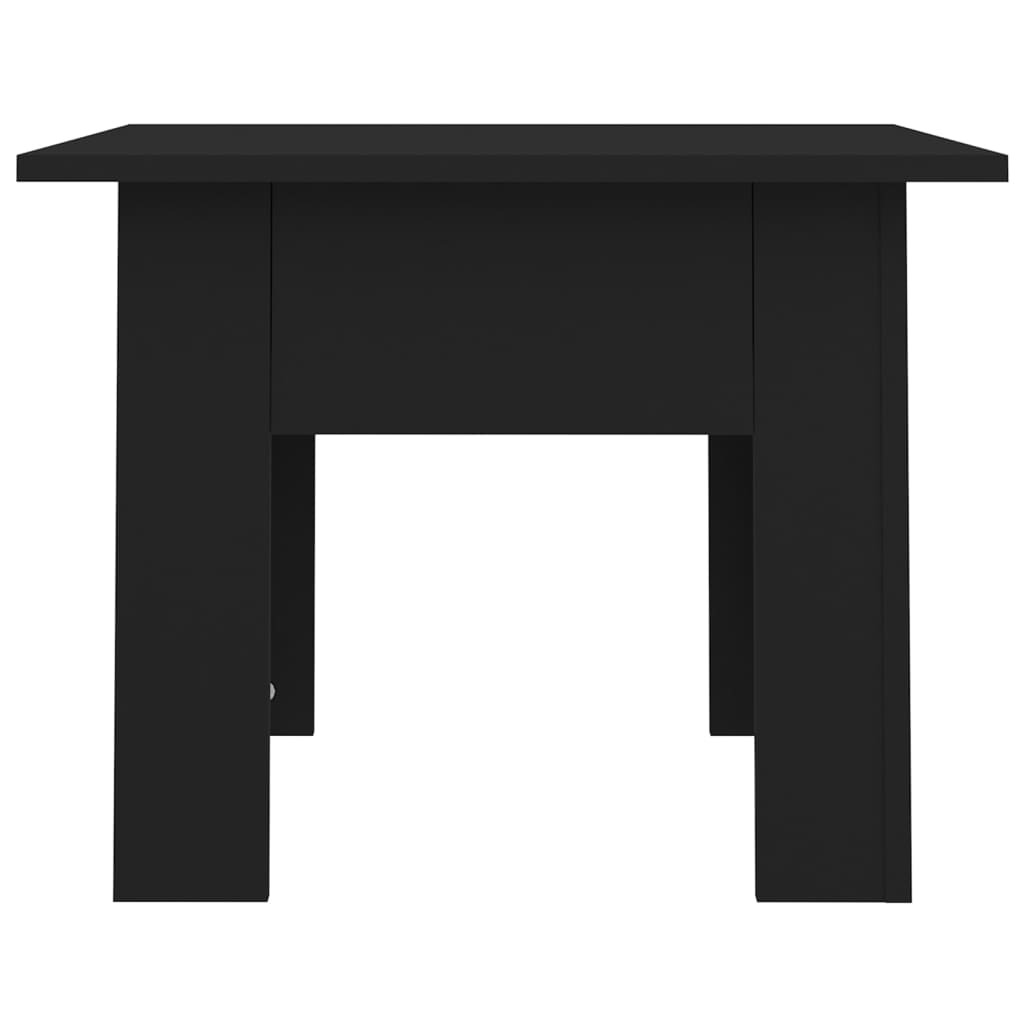 Coffee Table Black 55x55x42 cm Engineered Wood - Newstart Furniture
