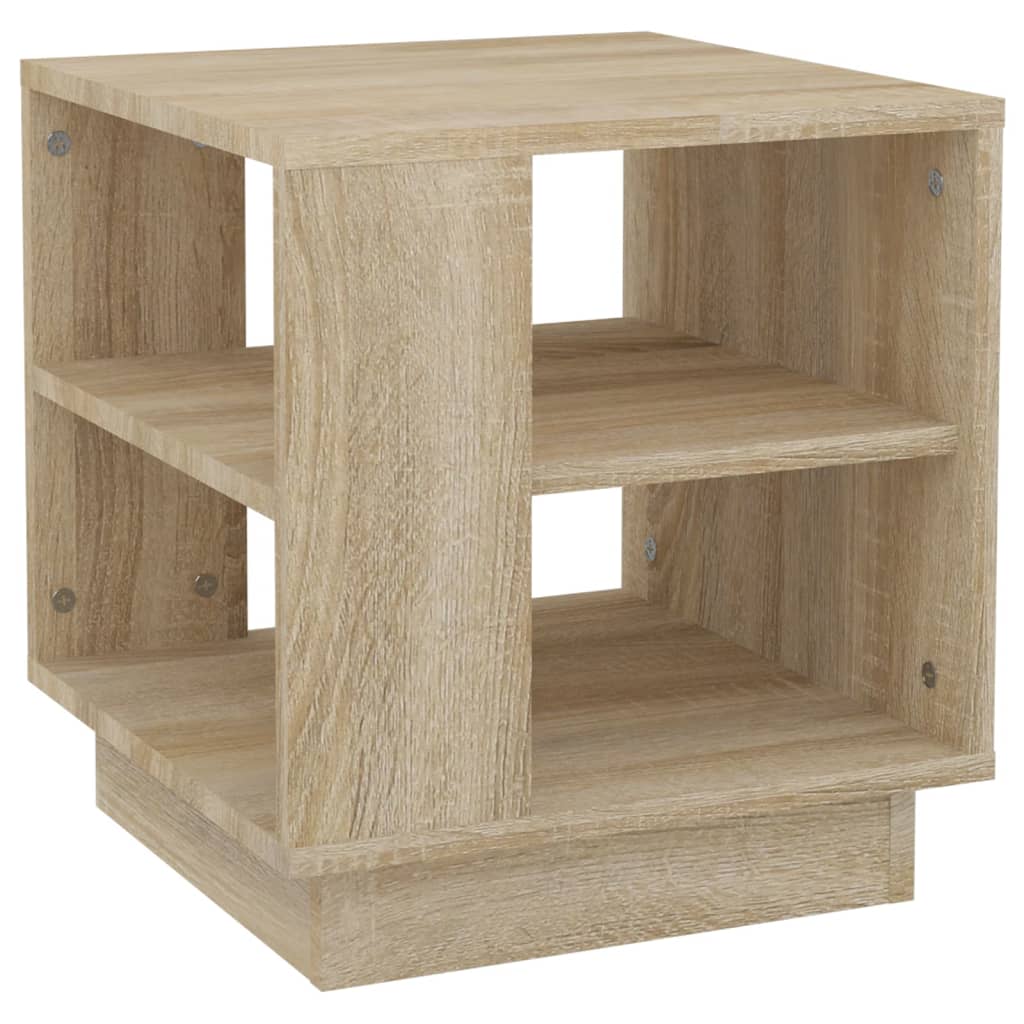Coffee Table Sonoma Oak 40x40x43 cm Engineered Wood - Newstart Furniture