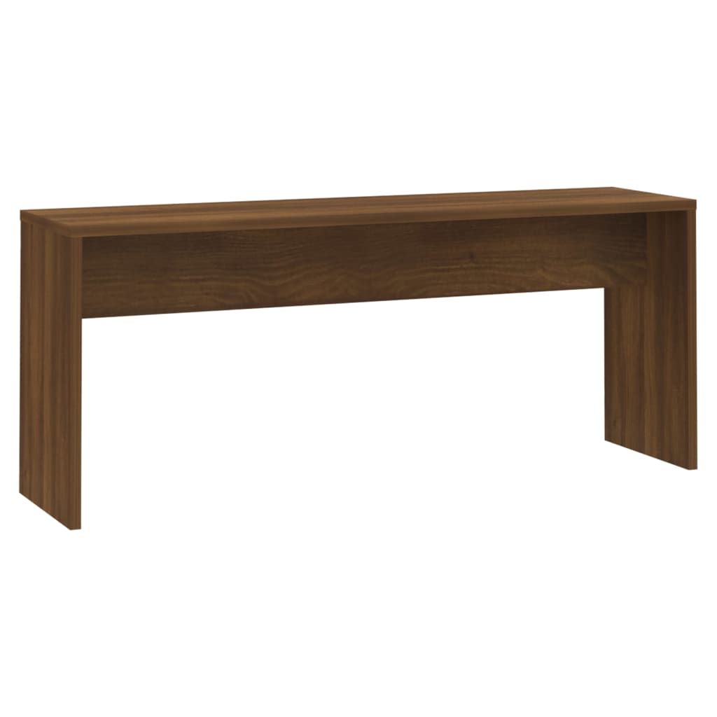 3 Piece Dining Set Brown Oak Engineered Wood - Newstart Furniture