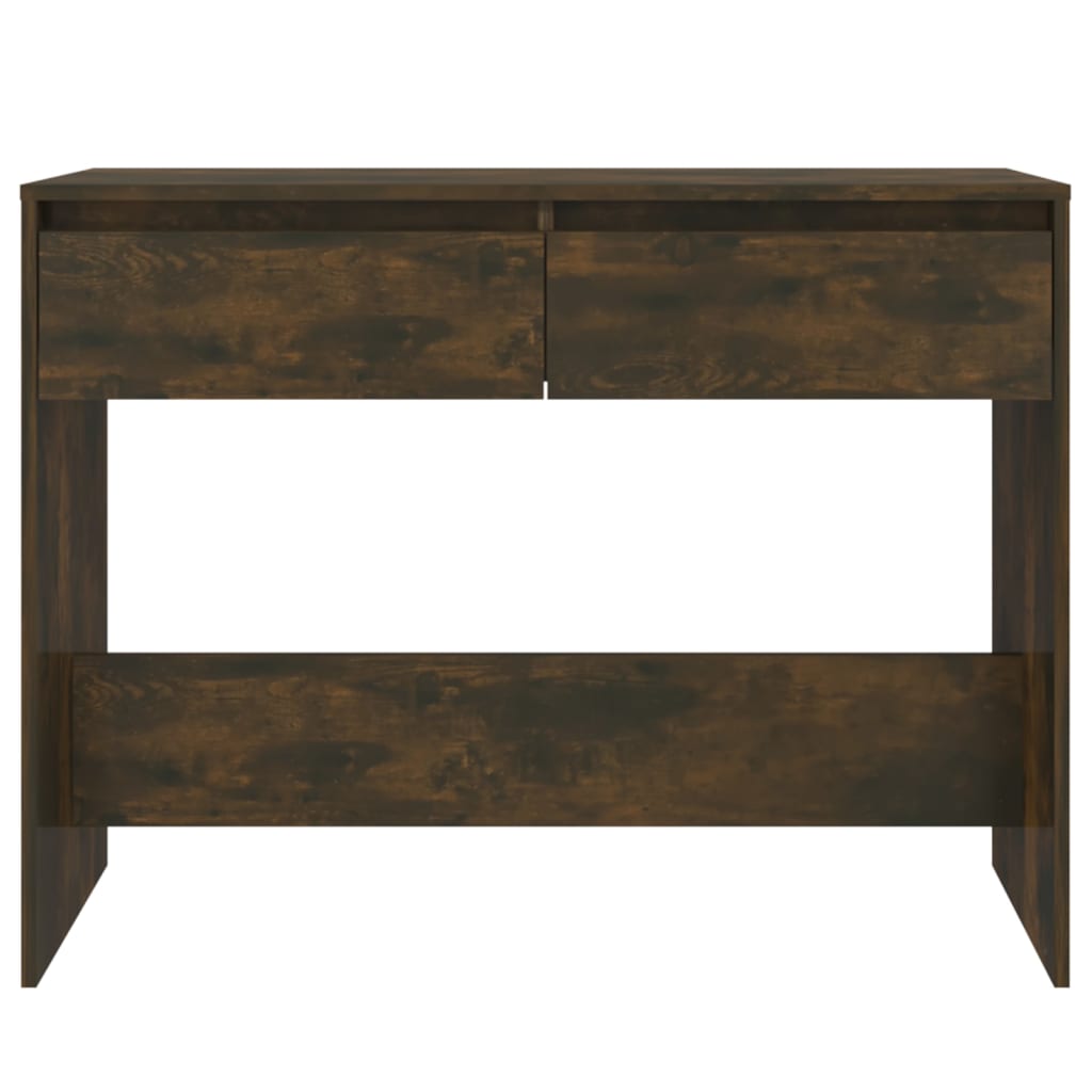 Console Table Smoked Oak 100x35x76.5 cm Engineered Wood - Newstart Furniture