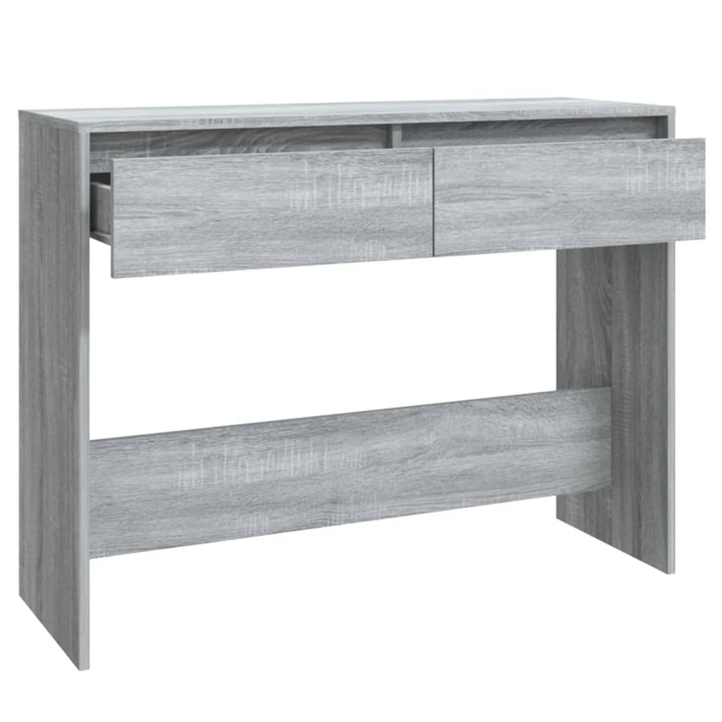 Console Table Grey Sonoma 100x35x76.5 cm Engineered Wood - Newstart Furniture