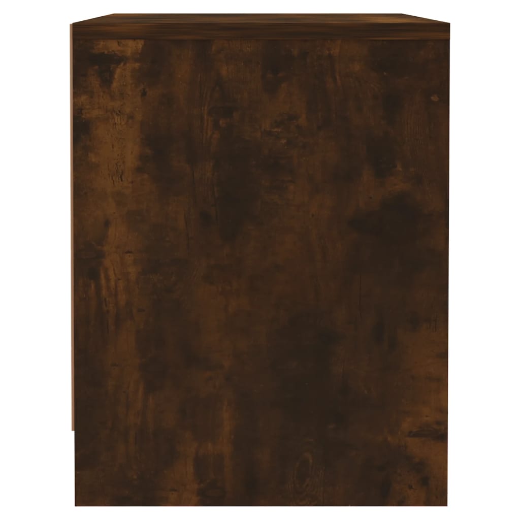 Bedside Cabinet Smoked Oak 45x34x44.5 cm Engineered Wood - Newstart Furniture