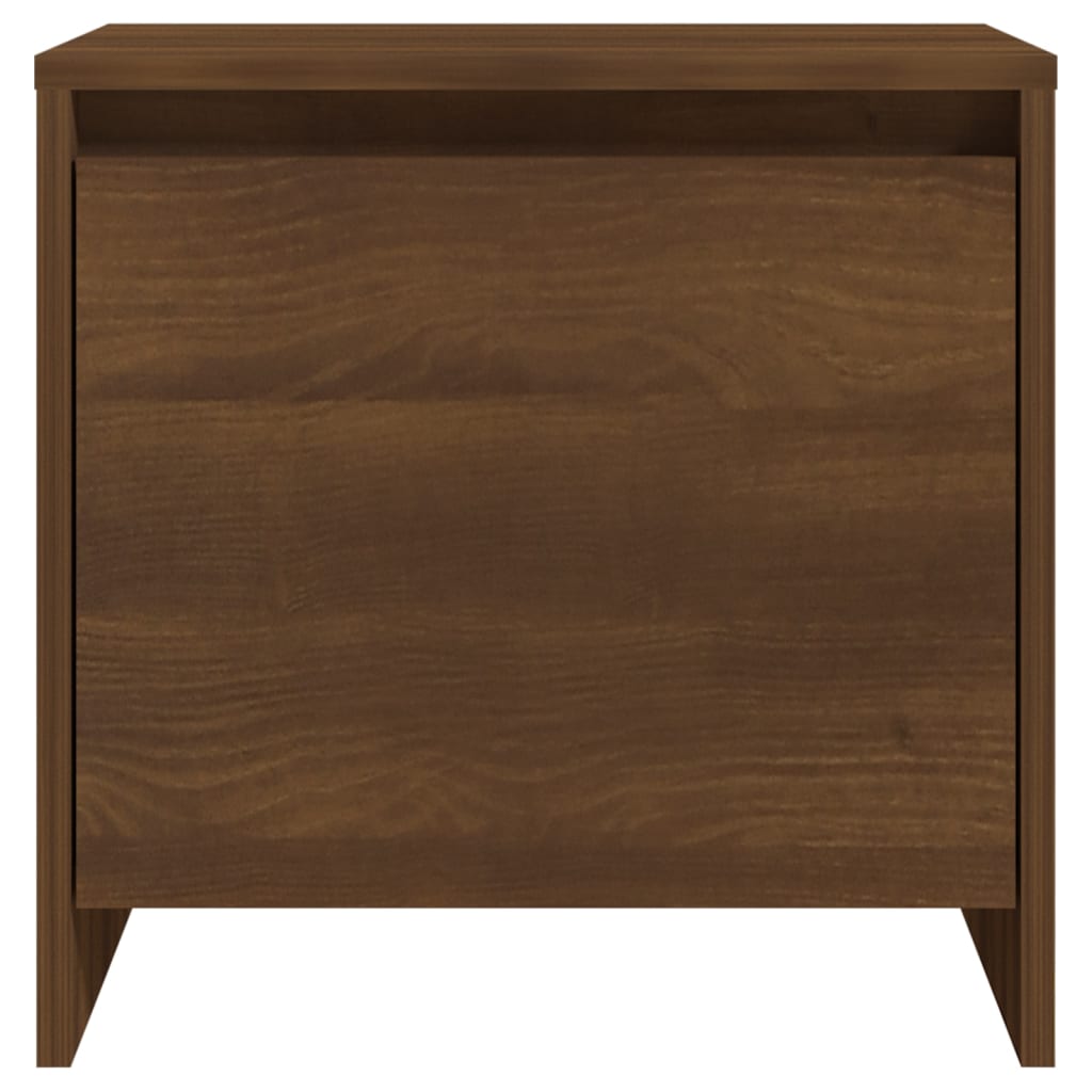 Bedside Cabinets 2 pcs Brown Oak 45x34x44.5 cm Engineered Wood - Newstart Furniture