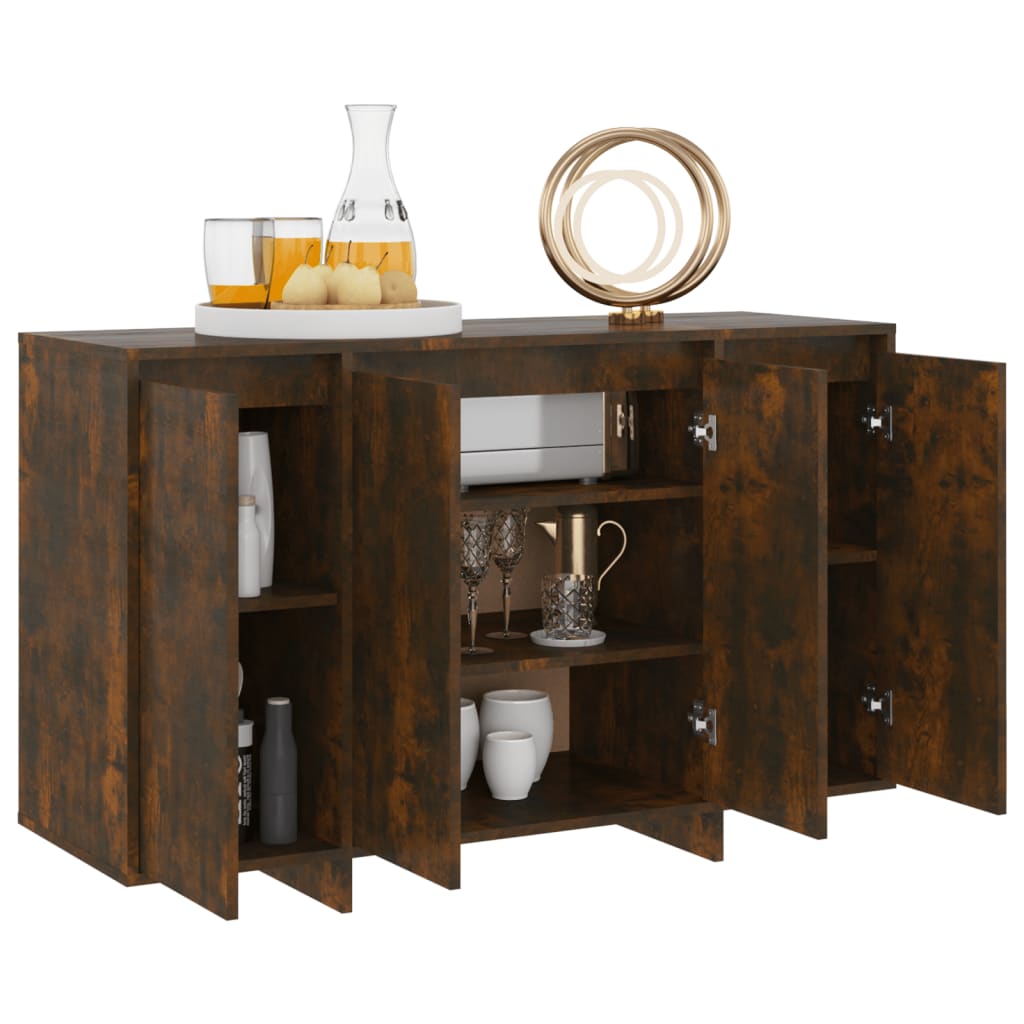 Sideboard Smoked Oak 120x41x75 cm Engineered Wood - Newstart Furniture