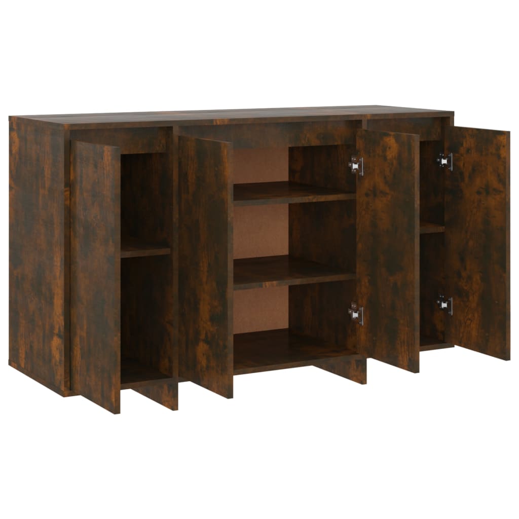 Sideboard Smoked Oak 120x41x75 cm Engineered Wood - Newstart Furniture