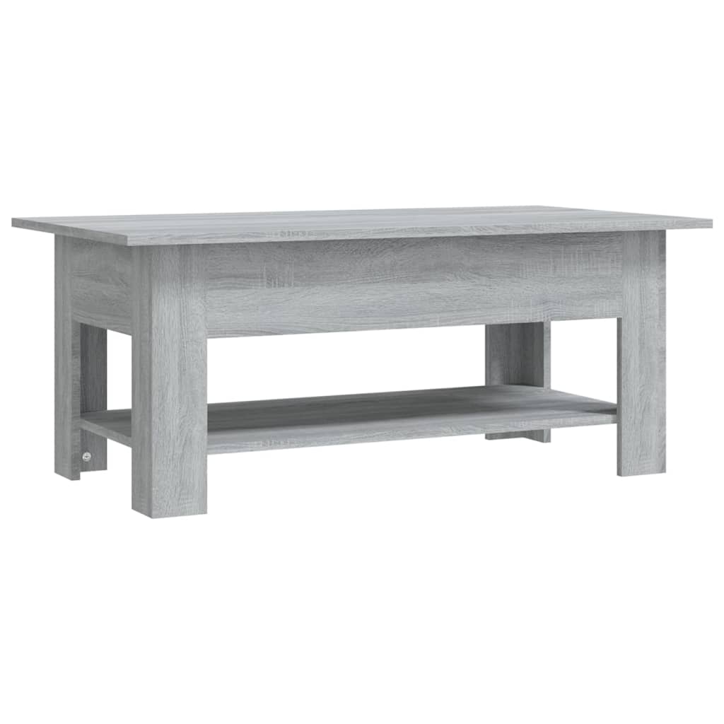Coffee Table Grey Sonoma 102x55x42 cm Engineered Wood - Newstart Furniture