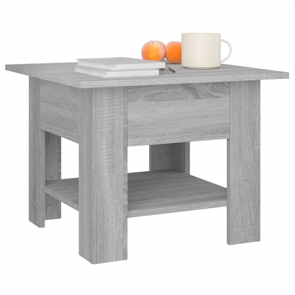 Coffee Table Grey Sonoma 55x55x42 cm Engineered Wood - Newstart Furniture